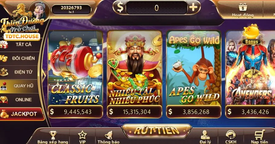 Game Nổ hũ Slots tại Web GEM88 Win